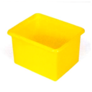 Contenitore portaoggetti in plastica gialla da 28 litri per uso domestico 9T84 - Product Image 2