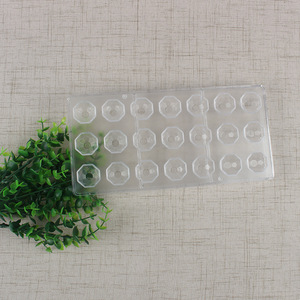 Moule à chocolat en polycarbonate à 21 grilles Plateau flexible en forme de diamant pour la fabrication de bonbons <span class=keywords><strong>Praline</strong></span> Truffes Bonbons Chocolat acrylique - Product Image 5