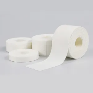 High Quality Cotton Zinc Oxide Tape Sport Surgical Plaster Rigid Strapping Athletic Adhesive Medical Zinc Oxide Tape