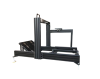 Kit de simulateur de course DIY en aluminium noir haute résistance 40120 40160 4080 pour simulateur de conduite de jeu