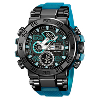 STRYVE-Montre de sport pour homme, montre-réveil étanche, analogique et numérique, pour étudiant, 8030