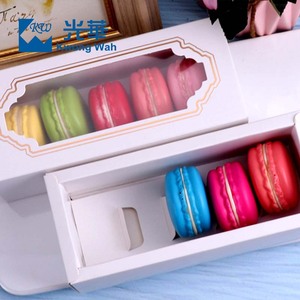 Tùy Chỉnh Bánh Tráng Miệng Cookie Macaron Pastry Giấy Bao Bì Hộp Bánh Trong Suốt Với Nắp PVC Rõ Ràng - Product Image 4