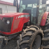Sử Dụng Máy Kéo Nông Nghiệp Để Bán 90hp 100hp 110hp 120hp 180hp Massey Ferguson Nông Nghiệp Phụ Tùng Máy Kéo Với Loader Và Backhoe