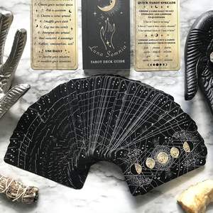 Baraja de <span class=keywords><strong>Tarot</strong></span> Luna Somnia Shores of Moon, 78 Cartas Completas, Sueños Estrellados, Tema Celestial - Product Image 4