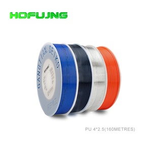 Tuyau flexible transparent bleu-orange haute pression et haute température pour compresseur d'air, raccords industriels en polyuréthane pneumatique - Product Image 5
