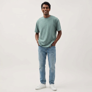 Camisetas de Algodón para Hombre, Camiseta de Verano de Manga Corta, Camisetas de Hombre, Camiseta de Jersey Sostenible, Camiseta Informal para Hombre - Product Image 1