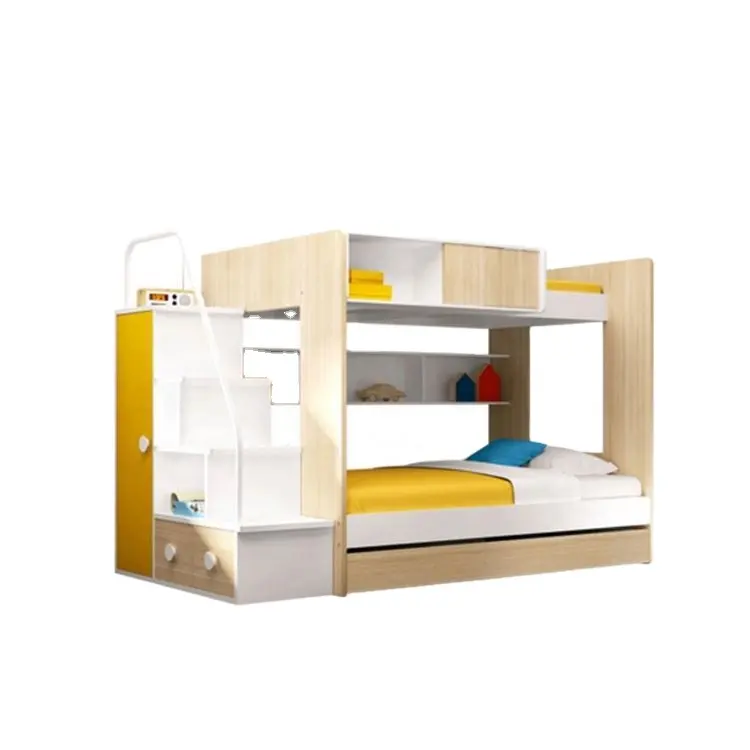 Modern Children Bunk Bed Solid Wood Double Bed Kids Bunk Bed for Kids