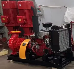 Electric Horizontal Fire-Fighting Pump Commercial Buildings Railway Machining Water Distribution Industrial Utilities Water Pump