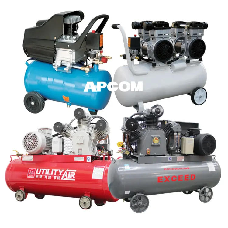 APCOM 7,5 kw 10 HP compresor de pistón de aire 40CFM 10hp 7.5kw compresor de pistón de aire precio compresor de aire
