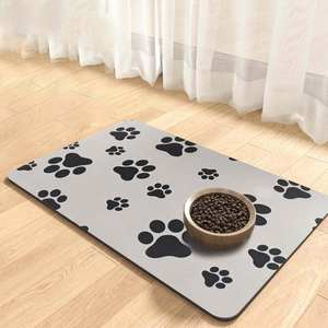 Diatomite Waterproof Pet Feeding <strong>Mat</strong> Absorbent <strong>Dog</strong> <strong>Mat</strong> <strong>Dog</strong> Cat Feeding <strong>Mats</strong> for Food and Water - Product Image 1