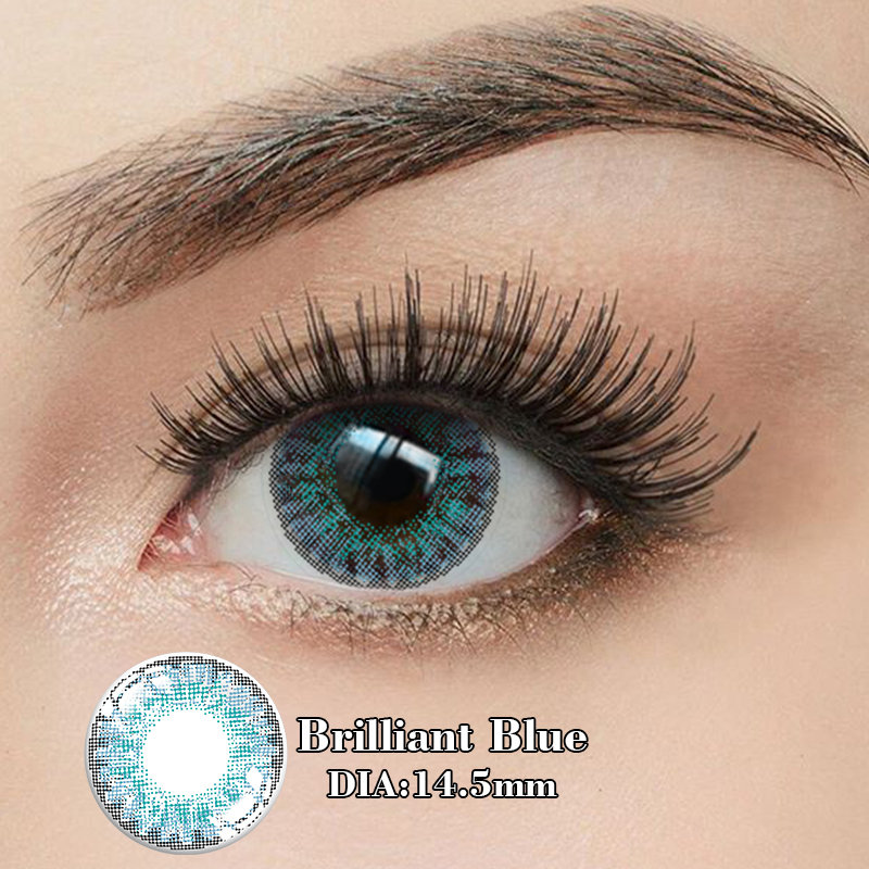 Bleu brillant au look frais