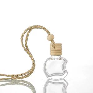 Ambientador colgante pequeño de varias formas de 10ml, botella difusora de Aroma de fragancia, botella de vidrio de Perfume transparente para coche - Product Image 6