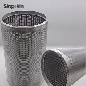 Customized Wastewater Internal Rotary Drum Screen wedge wire water well screen