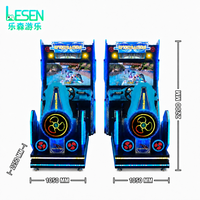 Simulateur de course de bateaux dynamique pour 2 joueurs avec siège à mouvement, machine de course de vitesse double compétitive pour centres de divertissement (FEC)
