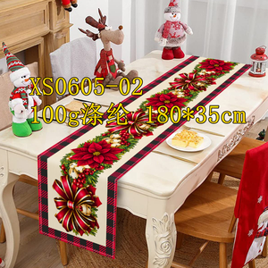 Runner da Tavola Natalizio 2026, Decorazioni Natalizie per Casa, Tovaglia Navidad Noel Kerst, Regali di Natale e Capodanno 2026 - Product Image 6