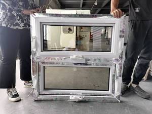 Nhà Sản Xuất Cửa Sổ UPVC Của Trung Quốc Có Màn Hình Và Tay Quay Điều Khiển Cửa Sổ Tác Động Bão - Product Image 4