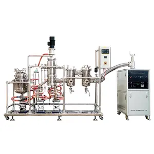 Hotsale Optie MDS-20CE Model 0,2m2 7Inch 5-25l/H Korte Pad Afgeveegd Film Moleculaire Destillatie