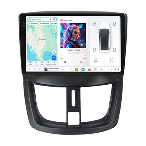 Duduauto dudu7 a7870 yl888 xe đài phát thanh đa phương tiện âm thanh Máy nghe nhạc GPS xe-chơi kép GPS DTS cho Peugeot Kit 207 2006-2015 - Product Image 1
