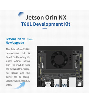 ชุดอุปกรณ์ Orin NX รุ่นขายดีที่สุด 16GB Super 157TOPS 1024-core Ampere GPU 32 Tensor Cores บอร์ด AI อัจฉริยะ T801 - Product Image 6