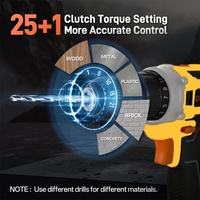 Nouveauté : Perceuse électrique multifonctionnelle 30 Nm de couple, moteur 10 mm, ensembles de tournevis électriques en métal, multifonction, rechargeable