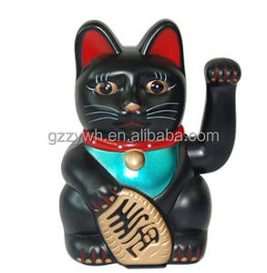 Faisant signe en agitant bras richesse chinoise chats chanceux Figurine <span class=keywords><strong>porcelaine</strong></span>/céramique Style Animal pour Fortune maison & hôtel décor artisanat - Product Image 4