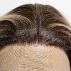 Pelucas de Cabello Humano con Frente de Encaje de Diamantes, Cabello Virgen Europeo 100%, Pre-Desplumado, Línea de Cabello Natural, HD, Longitud Media para Mujeres - Product Image 3