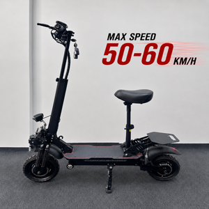 Trottinette <span class=keywords><strong>électrique</strong></span> 10 pouces avec siège, moteur 800W, vitesse maximale 50-60 km/h, longue autonomie, trottinette de banlieue - Product Image 4