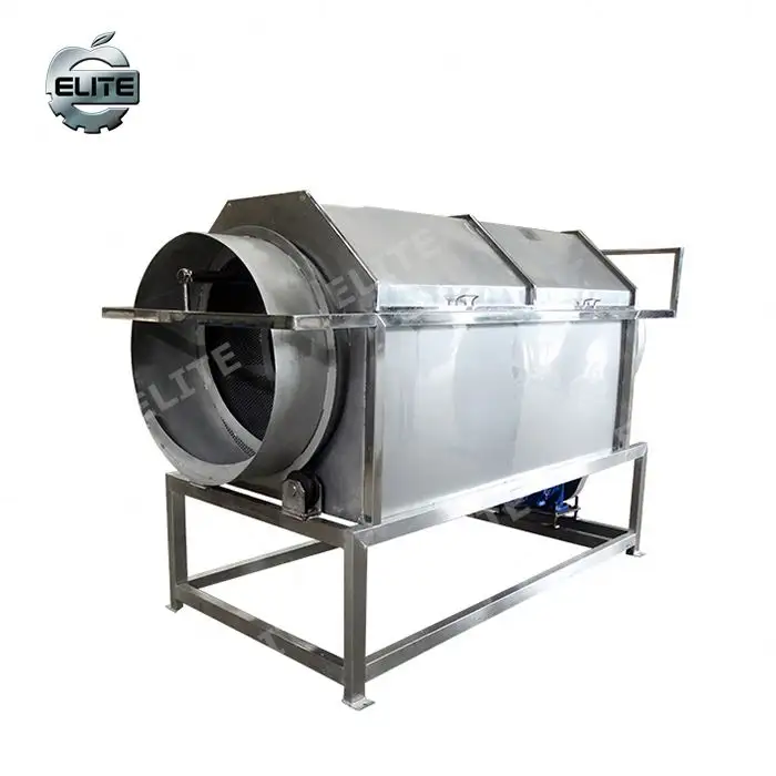 China Potato Root Drum Roller Washing Machine Automatic Fruit Vegetable Drum Fruit Washing Machine