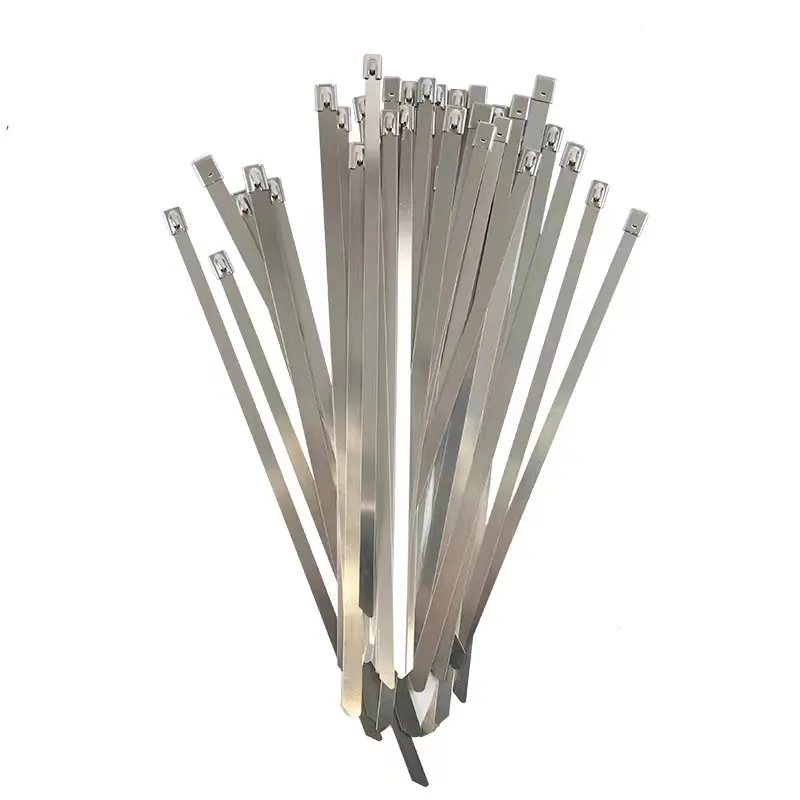 100pcs/bag Stainless Steel Cable Tie Stainless Steel Banding Wholesale Self-locking Zip Ties 304/316/201 Metal Cable Ties