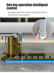 Lit électrique moderne de <span class=keywords><strong>spa</strong></span> facial réglable et pliable Meubles en cuir PU pour salle de sport, hôtel pour le massage des cils Autres caractéristiques - Product Image 5