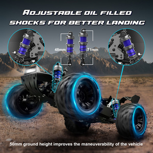 Jiusi Mt14R 1/14 2,4G 80 Km/H Coche <span class=keywords><strong>Rc</strong></span> 4X4 Control remoto Drift Car Voiture Telecommande para niños regalo de Navidad - Product Image 3