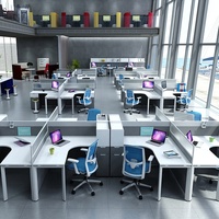 Bureau de séparation en forme de L moderne en bois pour 2 personnes, gain de place, mobilier de bureau, poste de travail pour la maison et l'école