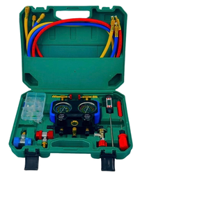 <span class=keywords><strong>R134a</strong></span> डबल मीटर वाल्व फ्लोरीन मीटर बर्फ प्रशीतन दबाव गेज ऑटोमोबाइल उपयोग के लिए एयर कंडीशनर रखरखाव के लिए - Product Image 3