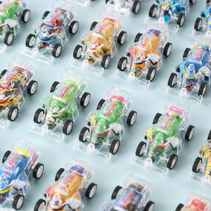 Mini Voiture de Formule Transparente à Double Couche avec Mécanisme de Recul, Jouet en Plastique pour Enfants, Cadeau de Maternelle, Jouet Bonbon - Product Image 2