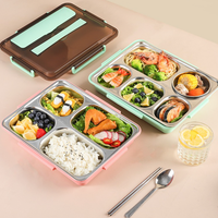 Nouvelle boîte à lunch isotherme en acier inoxydable à compartiments, double couche, pour la maison - Modèle 2026