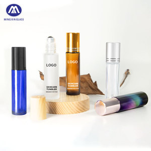 Custom Morandi 10ml di alluminio smerigliato Roll-On bottiglia di profumo stampa a caldo con pompa Sayer per olio Roll-On Logo in malesia - Product Image 3