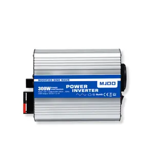 MJOO inverter daya grid Off, inverter daya DC ke AC 110V/220V/230V 400W dengan tampilan digital LED, inverter daya matahari gelombang sinus modifikasi