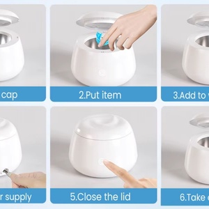 Mini Nettoyeur Dentaire Ultrasonique Véritable avec Réservoir de 200 ml et Stérilisation UV pour Appareils Orthodontiques, Retainers, Bijoux et Petits Accessoires - Product Image 4