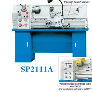 Sumore-Torno Manual de 880/1000mm, máquina de torneado de Metal de alta calidad SP2111A con DRCD Torno, precio