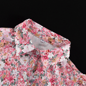 Blusa recortada de manga larga con cordones y estampado completo, Top y minifalda, ropa hermosa de 2 piezas, conjunto de falda Floral de verano para mujer - Product Image 6