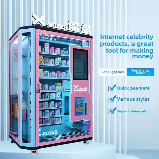 Vending Machine Mystery Blind Box Toy Cabinet for Arcade Mall Gift Store Collectible Surprise Retail Display Sale Arcade Machine
