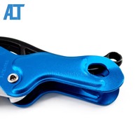 Ascenseur de poitrine en alliage d'aluminium à freinage automatique pour l'escalade et le sauvetage par corde, certifié CE EN, mains libres, capacité de 150 kg, 8-13 mm