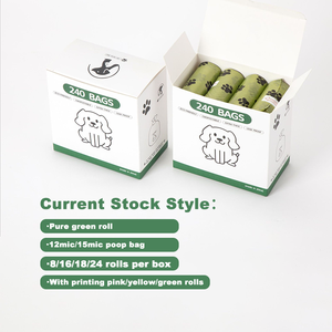 Chất lượng cao tùy chỉnh in logo phân hủy sinh học compostable Túi poop túi cho vật nuôi xử lý chất thải Dog poop Túi - Product Image 5