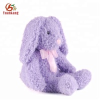 Peluche lapin aux longues oreilles, jouet en peluche, poupée lapin