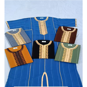 CCY Vente en gros de thobes marocaines pour hommes, robe musulmane avec poche latérale, jibba, <span class=keywords><strong>abaya</strong></span>, vêtements pour hommes, jalabiya pour hommes, ceintures perlées - Product Image 1
