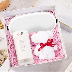 Wholesale Summer Essentials Office Sleep Relaxation Relief Gadget Eye Mask Neck Massager Mini Fan Promotional Events <b>Gift</b> Set - Product Image 6