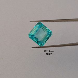 Piedra preciosa YAG cultivada en laboratorio, corte cuadrado, claridad brillante, facetada, calidad premium, para la fabricación de joyas artesanales - Product Image 6