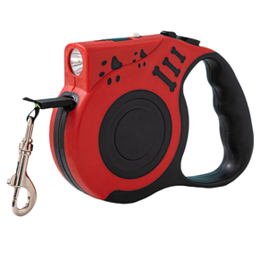 Correa Retráctil para Perro con Linterna <span class=keywords><strong>LED</strong></span>, Correa Retráctil para Perros Pequeños y Medianos con Mango Antideslizante - Product Image 4