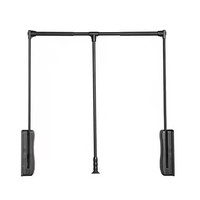 Porte-vêtements hydraulique réglable pour armoire, fermeture douce, robuste pour vêtements