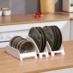 Kitchen <b>Racks</b> - Cabinet Dish Organizer with <b>Plate</b> Storage, Utensil Holder - Product Image 4